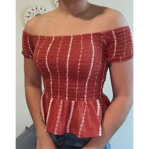 Aeropostale Off-The-Shoulder Top